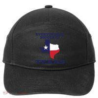EVERYTHING IS BIGGER IN TEXAS Funny 7-Panel Snapback Hat