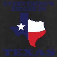 EVERYTHING IS BIGGER IN TEXAS Funny 25L Jumbo Tote