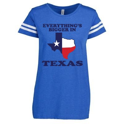 EVERYTHING IS BIGGER IN TEXAS Funny Enza Ladies Jersey Football T-Shirt