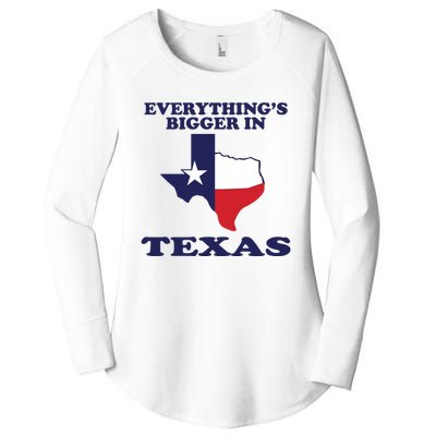 EVERYTHING IS BIGGER IN TEXAS Funny Women's Perfect Tri Tunic Long Sleeve Shirt