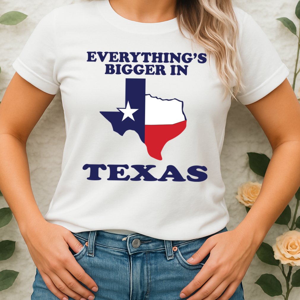 EVERYTHING IS BIGGER IN TEXAS Funny Womens T-Shirt