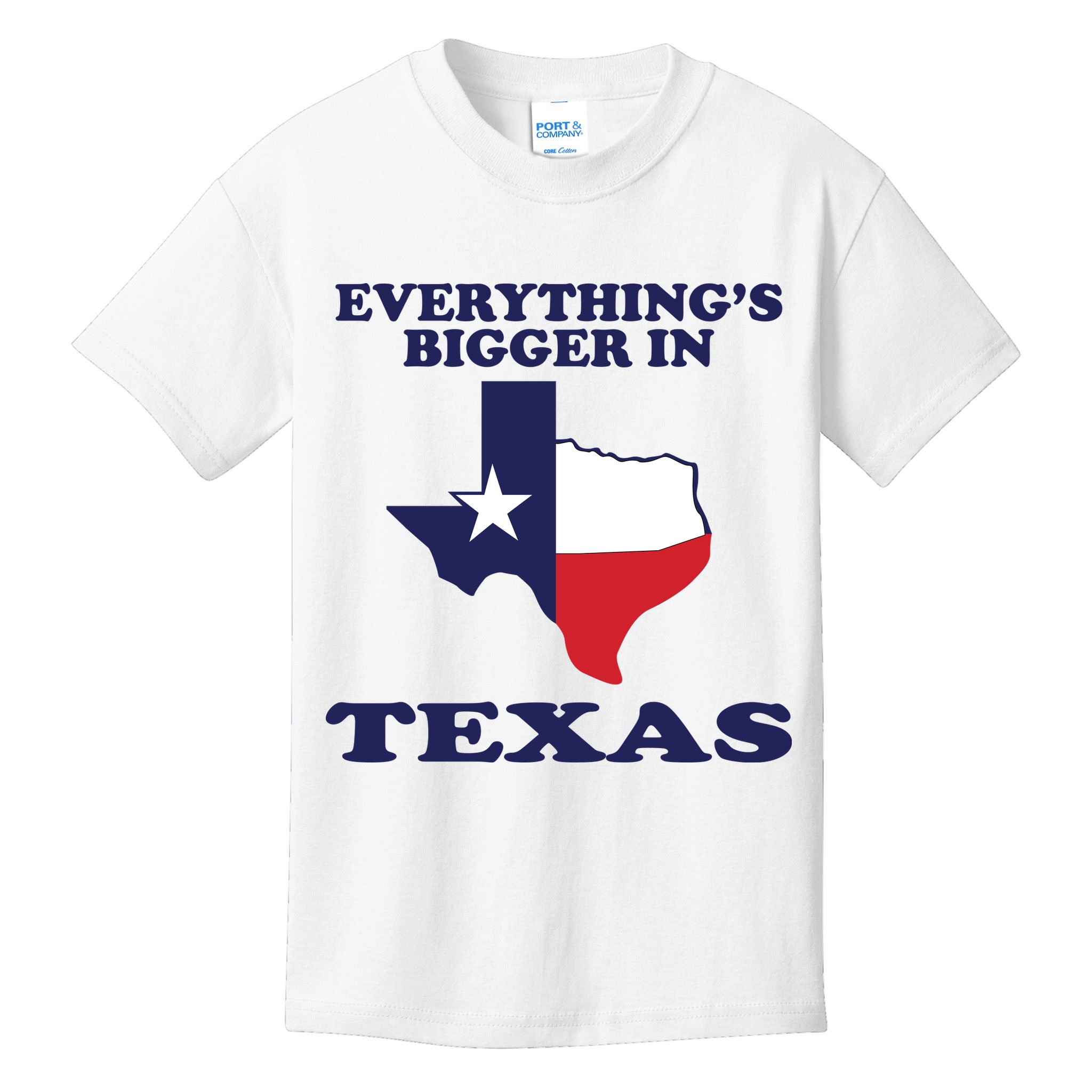 EVERYTHING IS BIGGER IN TEXAS Funny Kids T-Shirt