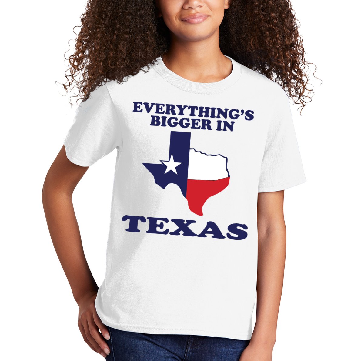 EVERYTHING IS BIGGER IN TEXAS Funny Kids T-Shirt