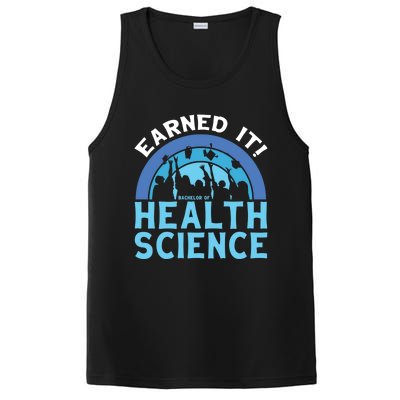 Earned It Bhsc Bachelor Of Health Science College Grad Cool Gift PosiCharge Competitor Tank