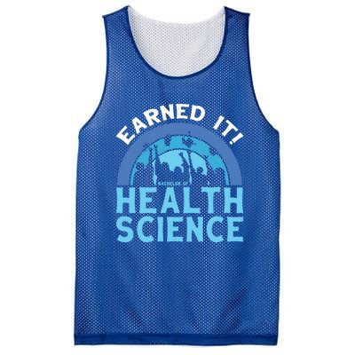 Earned It Bhsc Bachelor Of Health Science College Grad Cool Gift Mesh Reversible Basketball Jersey Tank