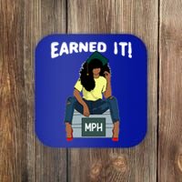 Earned It Black Educated Mph Master Of Public Health Grad Great Gift Coaster