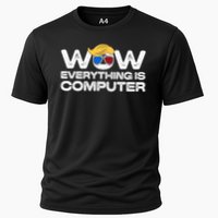 Everything Is Computer Trump Funny Meme Saying Cooling Performance Crew T-Shirt