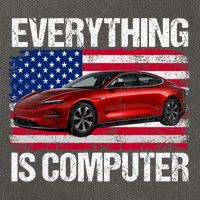 Everything Is Computer Us Flag Trump Everything's Computer Cotton Canvas Backpack