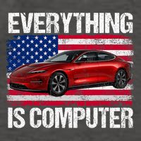 Everything Is Computer Us Flag Trump Everything's Computer Vector Backpack