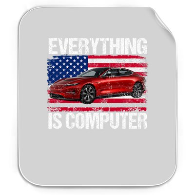 Everything Is Computer Us Flag Trump Everything's Computer Permanent Decal Sticker