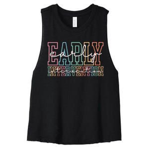 Early Intervention Childhood Women's Racerback Cropped Tank