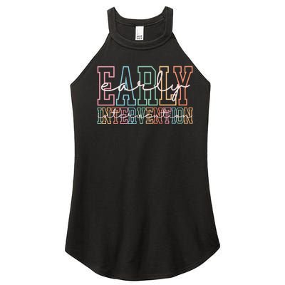 Early Intervention Childhood Women’s Perfect Tri Rocker Tank