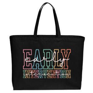 Early Intervention Childhood Cotton Canvas Jumbo Tote