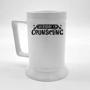 Everyday IM Counseling Mental Health Counselor Appreciation Beer Stein