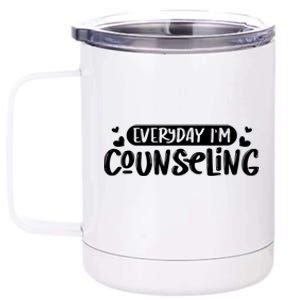 Everyday IM Counseling Mental Health Counselor Appreciation 12 oz Stainless Steel Tumbler Cup