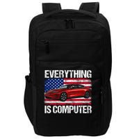 Everything Is Computer US flag Trump Everythings Computer Impact Tech Backpack