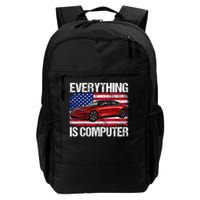Everything Is Computer US flag Trump Everythings Computer Daily Commute Backpack