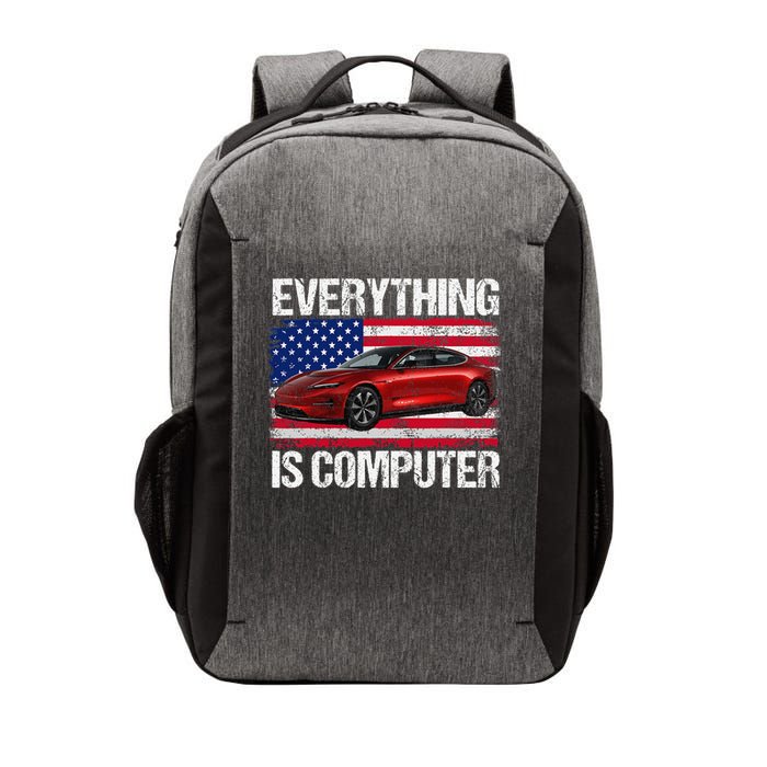 Everything Is Computer US flag Trump Everythings Computer Vector Backpack