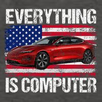 Everything Is Computer US flag Trump Everythings Computer Vector Backpack