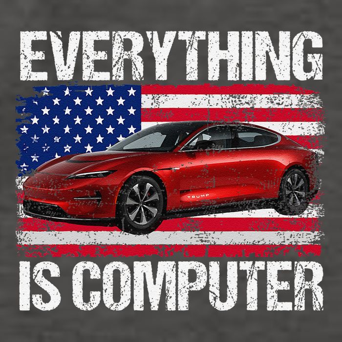 Everything Is Computer US flag Trump Everythings Computer Vector Backpack