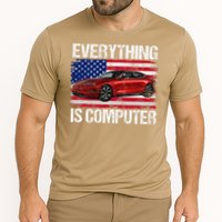 Everything Is Computer US flag Trump Everythings Computer Cooling Performance Crew T-Shirt