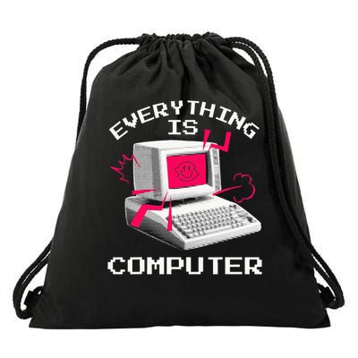  Everything Is Computer Doge  Drawstring Bag