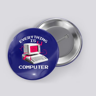  Everything Is Computer Doge  Button