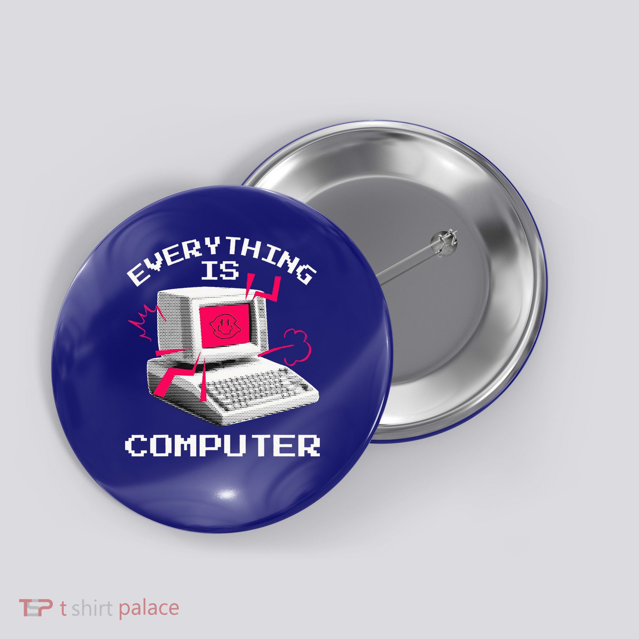  Everything Is Computer Doge  Button
