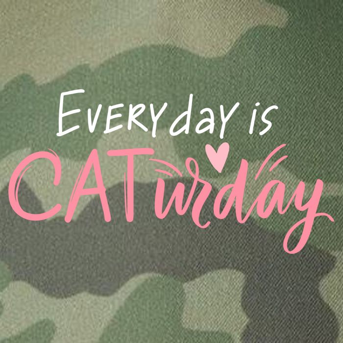 Everyday Is Caturday Cat Lover Legacy Tie Dye Trucker Hat