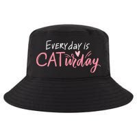 Everyday Is Caturday Cat Lover Cool Comfort Performance Bucket Hat