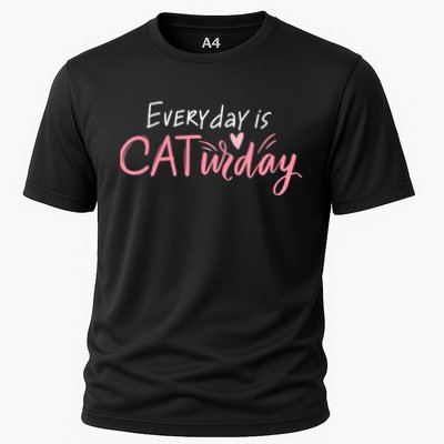 Everyday Is Caturday Cat Lover Performance Shirt