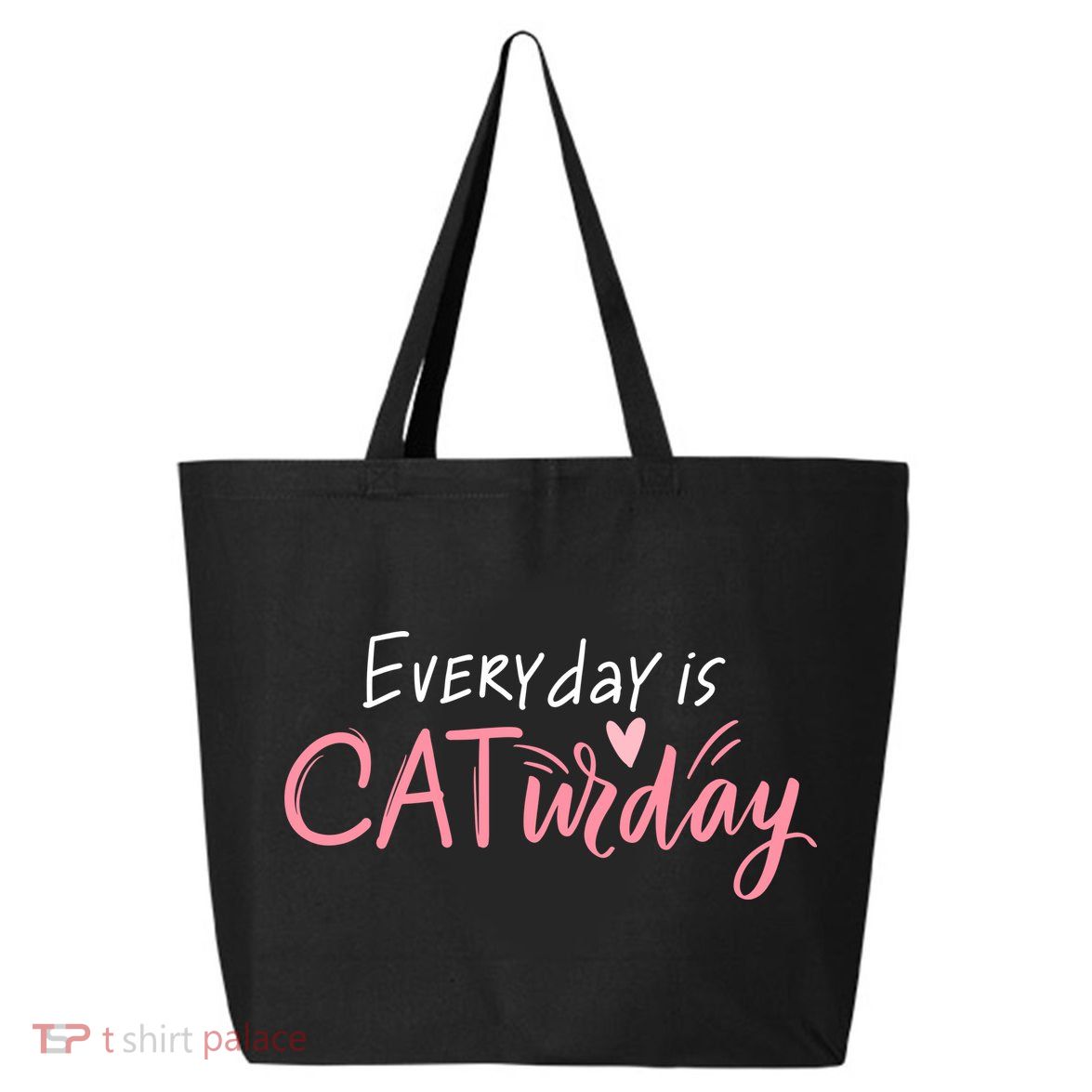 Everyday Is Caturday Cat Lover 25L Jumbo Tote