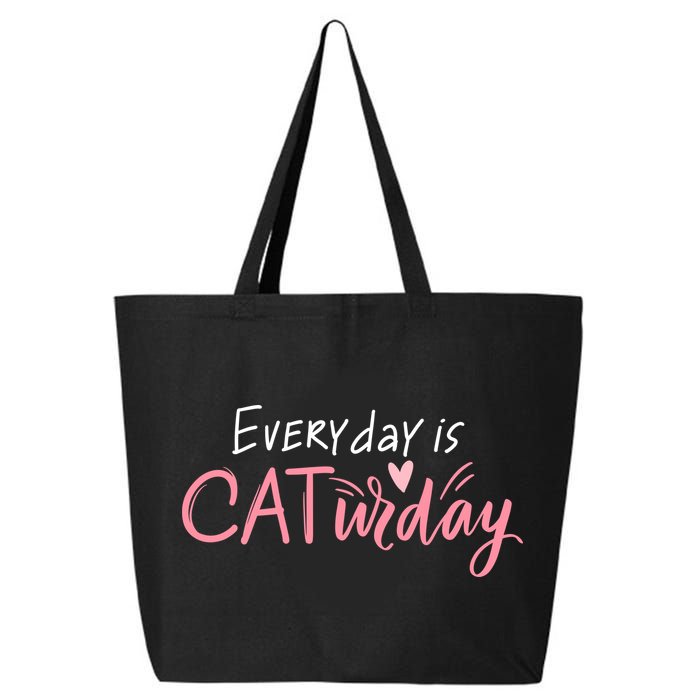 Everyday Is Caturday Cat Lover 25L Jumbo Tote