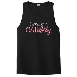 Everyday Is Caturday Cat Lover PosiCharge Competitor Tank