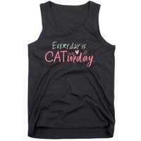 Everyday Is Caturday Cat Lover Tank Top