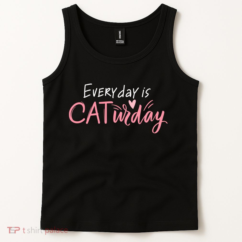 Everyday Is Caturday Cat Lover Tank Top