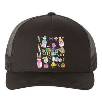 Easter Intensive Care Unit Propofol Icu Crew Nurse Easter Day Yupoong Adult 5-Panel Trucker Hat