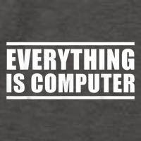 Everything Is Computer, Funny Tech Support Vector Backpack