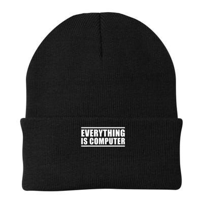 Everything Is Computer , Funny Tech Support , Doge Knit Cap Winter Beanie