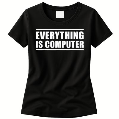 Everything Is Computer , Funny Tech Support , Doge Women's T-Shirt