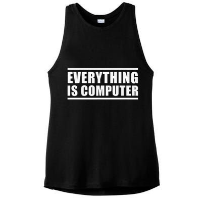 Everything Is Computer Ladies PosiCharge Tri-Blend Wicking Tank