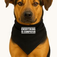 Everything Is Computer USA-Made Doggie Bandana