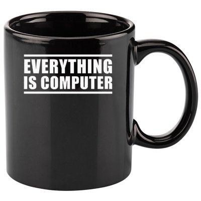 Everything Is Computer 11oz C Handle Ceramic Mug