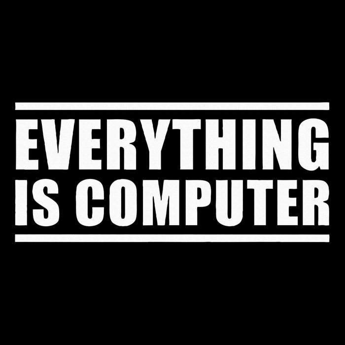 Everything Is Computer Flat Bill Trucker Hat