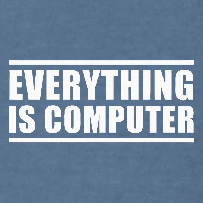 Everything Is Computer Garment-Dyed Sweatshirt