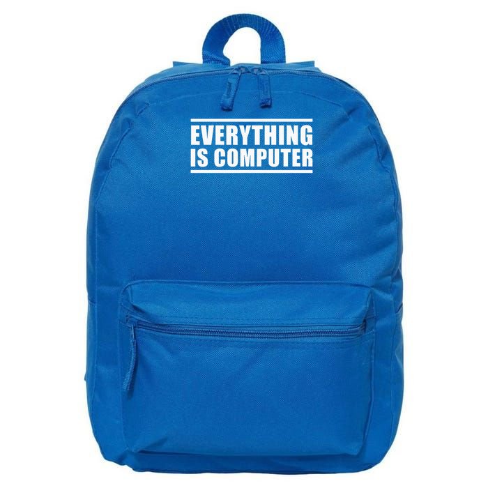 Everything Is Computer 16 in Basic Backpack