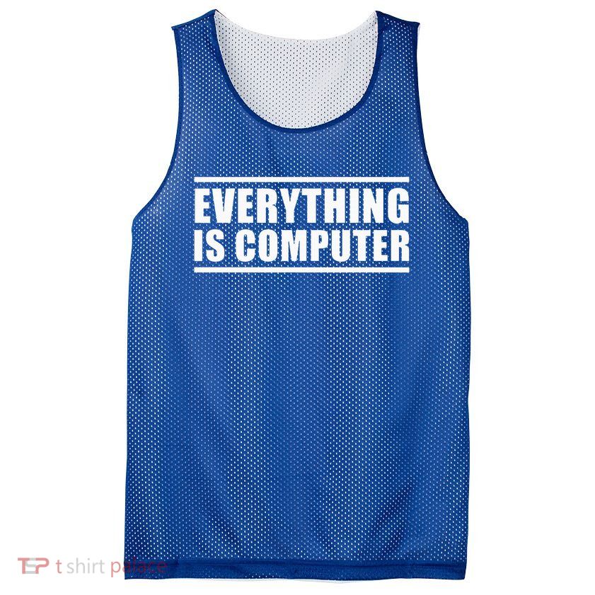 Everything Is Computer Mesh Reversible Basketball Jersey Tank