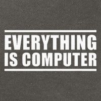 Everything Is Computer Cotton Canvas Backpack