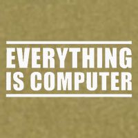 Everything Is Computer Garment-Dyed Women's Muscle Tee