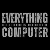  EVERYTHING IS COMPUTER Tech Support D.O.G.E  Drawstring Bag
